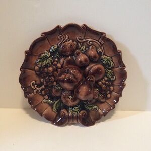 Inarco 1960’s Relief Fruit Wall Plate